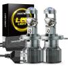 imageAUXITO 9003 LED Bulb 80000LM Brightness 6500K White PlugNPlay 60000 Hour Lifespan Canbus Ready 99 Compatibility 2PCS