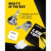 image:imageAUXITO H1 Bulbs 1500 Brighter 6500K White 11 Mini Size No Adapter Needed 3 Min Quick Install No Flicker 99 Compatibility Pack of 29005 HB3