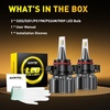 image:imageAUXITO H109145 3000K Golden Yellow LED Fog Light Bulbs 18000LM 1000 Brighter Amber Fog Lights Kit 11 OEM Replacement for Cars Trucks SUVs 3Min Install IP68 Waterproof Pack of 2Amber Yellow