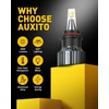 image:imageAUXITO H109145 3000K Golden Yellow LED Fog Light Bulbs 18000LM 1000 Brighter Amber Fog Lights Kit 11 OEM Replacement for Cars Trucks SUVs 3Min Install IP68 Waterproof Pack of 2Cool White