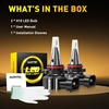 image:imageAUXITO H109145 3000K Golden Yellow LED Fog Light Bulbs 18000LM 1000 Brighter Amber Fog Lights Kit 11 OEM Replacement for Cars Trucks SUVs 3Min Install IP68 Waterproof Pack of 2Amber Yellow