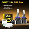 image:imageAUXITO H109145 3000K Golden Yellow LED Fog Light Bulbs 18000LM 1000 Brighter Amber Fog Lights Kit 11 OEM Replacement for Cars Trucks SUVs 3Min Install IP68 Waterproof Pack of 2Amber Yellow