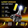 image:imageAUXITO H109145 3000K Golden Yellow LED Fog Light Bulbs 18000LM 1000 Brighter Amber Fog Lights Kit 11 OEM Replacement for Cars Trucks SUVs 3Min Install IP68 Waterproof Pack of 2Cool White