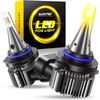 image:imageAUXITO H109145 3000K Golden Yellow LED Fog Light Bulbs 18000LM 1000 Brighter Amber Fog Lights Kit 11 OEM Replacement for Cars Trucks SUVs 3Min Install IP68 Waterproof Pack of 2Amber Yellow