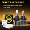 image:imageAUXITO H109145 3000K Golden Yellow LED Fog Light Bulbs 18000LM 1000 Brighter Amber Fog Lights Kit 11 OEM Replacement for Cars Trucks SUVs 3Min Install IP68 Waterproof Pack of 2Cool White