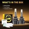 image:imageAUXITO H109145 3000K Golden Yellow LED Fog Light Bulbs 18000LM 1000 Brighter Amber Fog Lights Kit 11 OEM Replacement for Cars Trucks SUVs 3Min Install IP68 Waterproof Pack of 2Amber Yellow