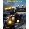 image:imageAUXITO 45 Inch LED Pod Lights 120W Spot Beam Offroad Driving Lights 20000LM Spotlight 6500K Main White Light with Amber DRL Off Road Light Bars Fog Light Ditch Lights for Trucks ATV UTV SUV Car