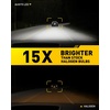 image:imageAUXITO 9005 H11 LED Bulbs 80000LM 15X Super Bright 6500K Cool White 20 Years Long Lifespan 11 Mini Size Replacement Light Bulbs PlugNPlay Pack of 4