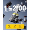 image:imageAUXITO D5S Bulbs 30000LM 6500K Cool White Direct Replacement D5S Light Bulbs with Cooling Fan Plug and Play CANbus Ready No Flicker Pack of 29005HB3