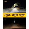 image:imageAUXITO D5S Bulbs 30000LM 6500K Cool White Direct Replacement D5S Light Bulbs with Cooling Fan Plug and Play CANbus Ready No Flicker Pack of 2D4S