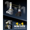 image:imageAUXITO H15 DRL Light Bulbs 50000LM 6500K Cool White Plug and Play CANbus Ready No Flicker Pack of 29005HB3
