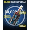 image:imageAUXITO PSX26W LED Fog Light Bulbs 18000LM 1000 Brighter 11 PlugandPlay Canbus Ready 12278 H28W LED Fog Bulbs 6500K Cool White Pack of 2