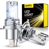image:imageAUXITO  D   60000LM 100W 6500K Cool White Mini Size Plug and PlaySilence 10Year Lifespan  Fog Light Bulbs Pack of 2