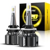 image:imageAUXITO 880899 LED Fog Light Bulbs 18000LM 1000 Brighter 11 PlugandPlay Canbus Ready 893H27W LED Fog Bulbs 6500K Cool White Pack of 2