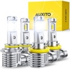 image:imageAUXITO 9005 H11 Bulb HB3 H8 Bulbs 120000LM Brighter UltraBright Plug N Play Long Lifespan No Flicker 99 Compatibility 4PCS