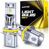 image:imageAUXITO 9007HB5 LED Light Bulbs 80000LM 1500 UltraBright 11 Halogen Size 3 Min Quick Install IP68 70000H Lifespan No Flicker 99 Compatibility Pack of 2