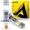 image:imageAUXITO H1 Light Bulb 600 Brightness 6500K White HalogenSize Fitment Silent Operation No Fan PlugandPlay H1 Bulb NonPolarity 60000H Lifespan Pack of 2