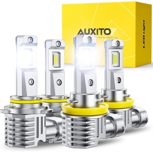 image:imageAUXITO 9005 H11 Bulb HB3 H8 Bulbs 120000LM Brighter UltraBright Plug N Play Long Lifespan No Flicker 99 Compatibility 4PCS