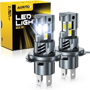 image:imageAUXITO H4 9003 HB2 LED Bulbs 80000 Lumens 1200 Brighter 6500K Cool White 3Side LED Chips 3Minute Installation 60000 Hours Lifespan 99 Canbus Ready Plug and Play Pack of 2