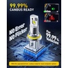 image:imageAUXITO 9006 HB4 LED Switchback Bulb 6500K Cool White amp 3000K Amber Yellow 50000LM Brighter UltraBright Plug N Play Long Lifespan No Flicker Fit For 99 Vehicles 2PCS9007HB5