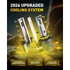 image:imageAUXITO 9006 HB4 LED Switchback Bulb 6500K Cool White amp 3000K Amber Yellow 50000LM Brighter UltraBright Plug N Play Long Lifespan No Flicker Fit For 99 Vehicles 2PCSWhiteYellow 9006HB4