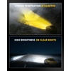 image:imageAUXITO 9006 HB4 LED Switchback Bulb 6500K Cool White amp 3000K Amber Yellow 50000LM Brighter UltraBright Plug N Play Long Lifespan No Flicker Fit For 99 Vehicles 2PCSWhiteYellow 9006HB4
