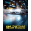 image:imageAUXITO 9006 HB4 LED Switchback Bulb 6500K Cool White amp 3000K Amber Yellow 50000LM Brighter UltraBright Plug N Play Long Lifespan No Flicker Fit For 99 Vehicles 2PCSH49003HB2