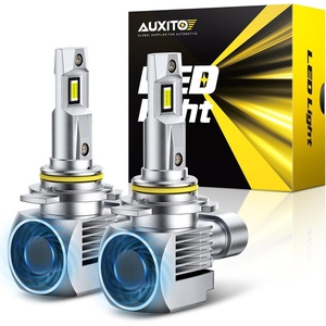 image:imageAUXITO 9006 HB4 LED Switchback Bulb 6500K Cool White amp 3000K Amber Yellow 50000LM Brighter UltraBright Plug N Play Long Lifespan No Flicker Fit For 99 Vehicles 2PCS9012HIR2