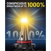 image:imageAUXITO H109145 LED Fog Light Bulbs 18000LM 1000 Brighter 11 PlugandPlay Canbus Ready 914590409045 LED Fog Bulbs 3000K Amber Yellow Pack of 2