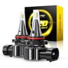 image:imageAUXITO H109145 LED Fog Light Bulbs 18000LM 1000 Brighter 11 PlugandPlay Canbus Ready 914590409045 LED Fog Bulbs 6500K Cool White Pack of 2