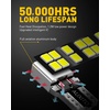 image:imageAUXITO 194 LED Light Bulb 6000K White 578 LED Bulb 2112 2122 Light Bulb 39 41 42MM