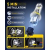 image:imageAUXITO 9007 Bulb HB5 Bulbs 80000LM Brighter UltraBright Plug N Play Long Lifespan No Flicker 99 Compatibility 2PCS9007HB5