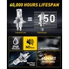 image:imageAUXITO 9007 Bulb HB5 Bulbs 80000LM Brighter UltraBright Plug N Play Long Lifespan No Flicker 99 Compatibility 2PCSH49003