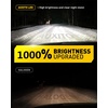 image:imageAUXITO H11 LED Bulb H8 H9 H16 80000LM 6500K Cool White 22W Low Power Consumption PlugNPlay NonPolarity Design Perfect Beam Pattern for Fog Lights Driving Lights Replacement Bulbs Pack of 29004