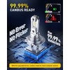 image:imageAUXITO H11 LED Bulb H8 H9 H16 80000LM 6500K Cool White 22W Low Power Consumption PlugNPlay NonPolarity Design Perfect Beam Pattern for Fog Lights Driving Lights Replacement Bulbs Pack of 2H7