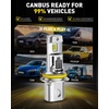 image:imageAUXITO H11 LED Bulb H8 H9 H16 80000LM 6500K Cool White 22W Low Power Consumption PlugNPlay NonPolarity Design Perfect Beam Pattern for Fog Lights Driving Lights Replacement Bulbs Pack of 2HB59007