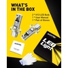image:imageAUXITO 9006HB4 LED Switchback Bulbs 6500K White amp 3000K Amber Yellow 1000 50000LM Ultra Bright No Flicker 3MinPlug and Play 30 Years Lifespan Fits 99 Vehicles Pack of 29008H13