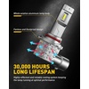 image:imageAUXITO 9006HB4 LED Switchback Bulbs 6500K White amp 3000K Amber Yellow 1000 50000LM Ultra Bright No Flicker 3MinPlug and Play 30 Years Lifespan Fits 99 Vehicles Pack of 2H1091459140White