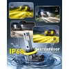 image:imageAUXITO 9006HB4 LED Switchback Bulbs 6500K White amp 3000K Amber Yellow 1000 50000LM Ultra Bright No Flicker 3MinPlug and Play 30 Years Lifespan Fits 99 Vehicles Pack of 2H11 Dual Color Bulb
