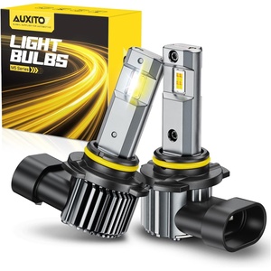 image:imageAUXITO 9006HB4 LED Switchback Bulbs 6500K White amp 3000K Amber Yellow 1000 50000LM Ultra Bright No Flicker 3MinPlug and Play 30 Years Lifespan Fits 99 Vehicles Pack of 29006HB4 Dual Color Bulb