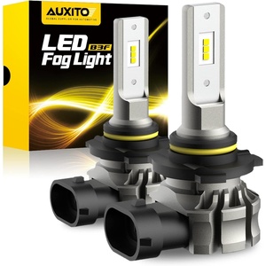 image:imageAUXITO 9145 H10 9140 LED Fog Light Bulbs 6000LM 300 Per Set 6500K White  Fanless Mini Size Fog Lights Replacement for Cars CSP LED Chips IP68 5Min Install Pack of 2