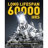 image:imageAUXITO 9005 Bulbs 80000LM 15X Super Output 6500K Cool White Long Lifespan Adjustable Beam with Cooling Fan Pack of 2 PlugNPlay Pack of 29003H4HB2
