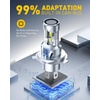 image:imageAUXITO 9005 Bulbs 80000LM 15X Super Output 6500K Cool White Long Lifespan Adjustable Beam with Cooling Fan Pack of 2 PlugNPlay Pack of 29003H4HB2