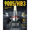 image:imageAUXITO 9005 Bulbs 80000LM 15X Super Output 6500K Cool White Long Lifespan Adjustable Beam with Cooling Fan Pack of 2 PlugNPlay Pack of 29005HB3