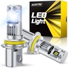 image:imageAUXITO 9005 Bulbs 80000LM 15X Super Output 6500K Cool White Long Lifespan Adjustable Beam with Cooling Fan Pack of 2 PlugNPlay Pack of 29004