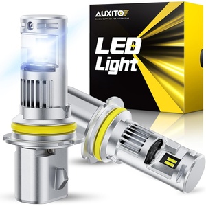 image:imageAUXITO 9005 Bulbs 80000LM 15X Super Output 6500K Cool White Long Lifespan Adjustable Beam with Cooling Fan Pack of 2 PlugNPlay Pack of 29004