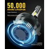 image:imageAUXITO H4 9003 HB2 LED Bulbs 700 Brighter 6500K White Replacement for 9003H4 Halogen Bulb HB2 Fog Lights Canbus Plug and Play Pack of 2