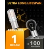 image:imageOXILAM 2026 Upgraded 7440 LED Bulb Amber with Fan CANBUS Error Free 4000LM 600 Brighter Turn Signal Light Anti Hyper Flash T20 7441 W21W WY21W 7440NA Blinker Bulb Replacement Pack of 2Amber Yellow