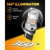 image:imageOXILAM 2026 Upgraded 7440 LED Bulb Amber with Fan CANBUS Error Free 4000LM 600 Brighter Turn Signal Light Anti Hyper Flash T20 7441 W21W WY21W 7440NA Blinker Bulb Replacement Pack of 2Amber Yellow