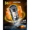 image:imageOXILAM 2026 Upgraded 7440 LED Bulb Amber with Fan CANBUS Error Free 4000LM 600 Brighter Turn Signal Light Anti Hyper Flash T20 7441 W21W WY21W 7440NA Blinker Bulb Replacement Pack of 2Amber Yellow
